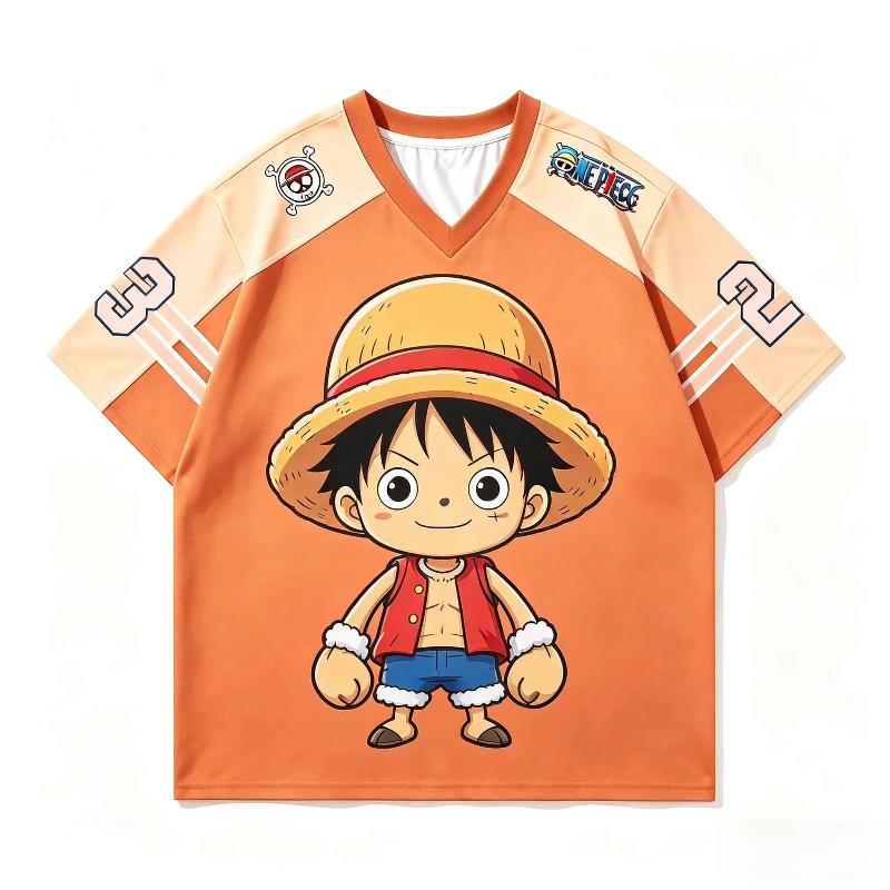 3D Printing Luffy - T-shirt Anime Harajuku Unisex One Piece