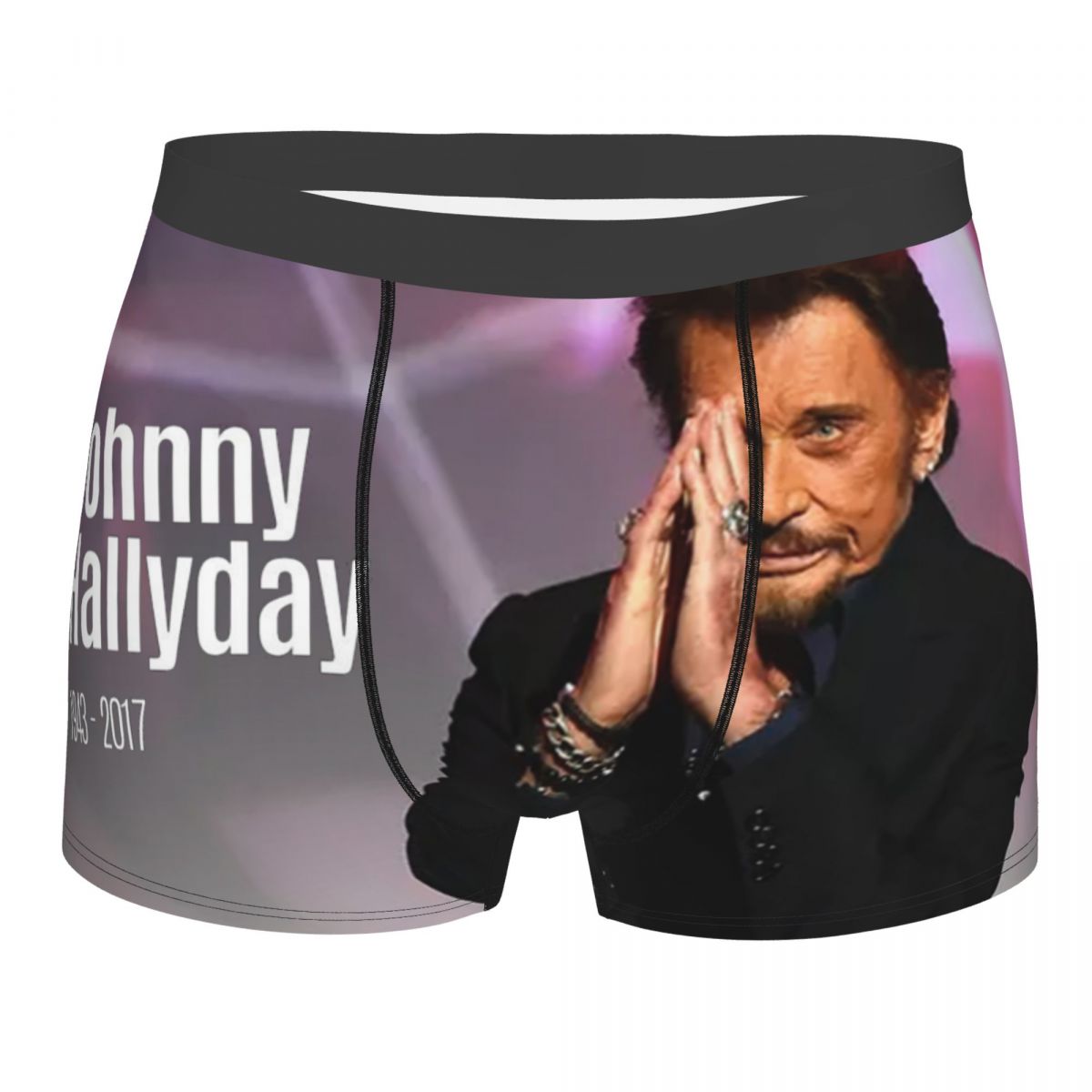 3D Printing Rock - Rock Johnny Hallyday Boxer da uomo