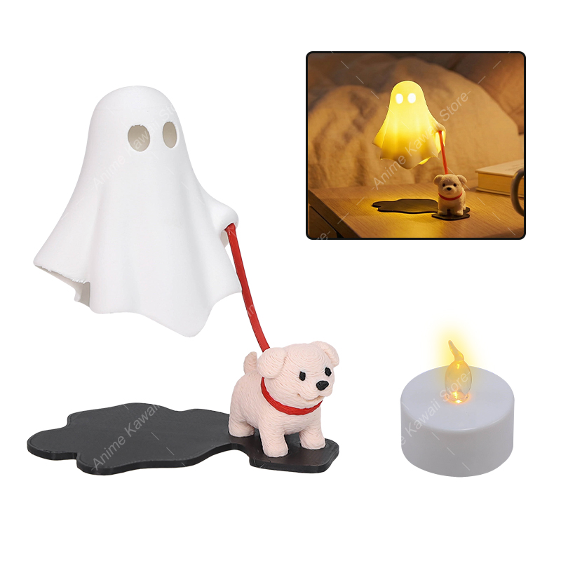 3D Printing Ghosting - Statuetta Fantasma con Cane Stampata in