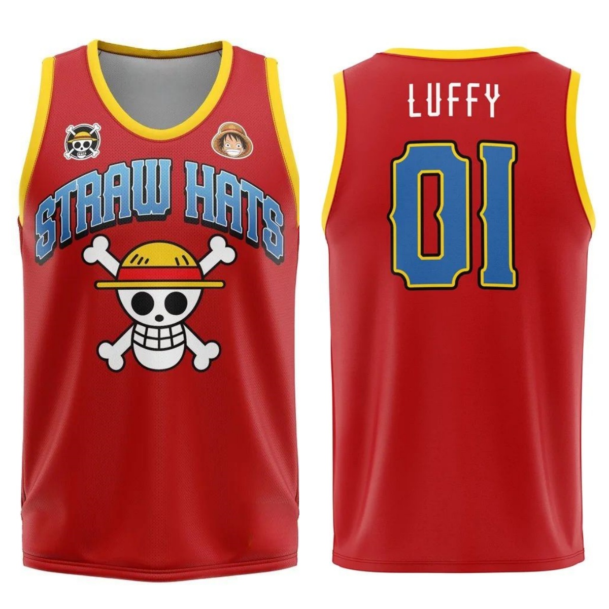 3D Printing Luffy - Gilet Cosplay Retrò One Piece Luffy