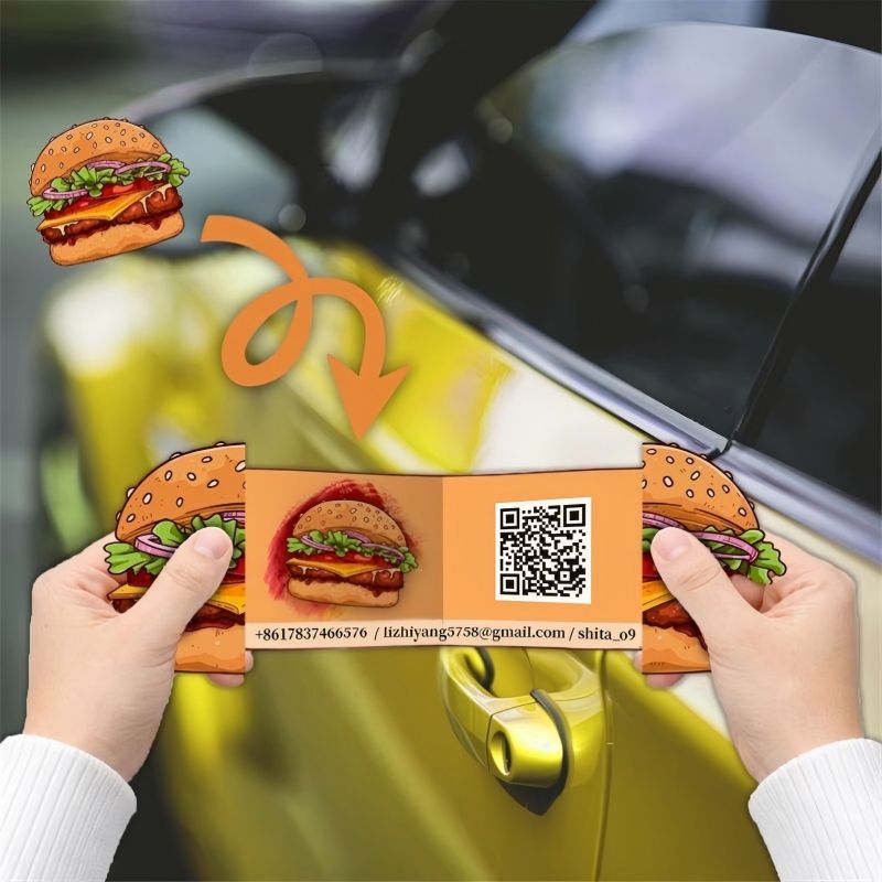 3D Printing Qr Code - Modello di biglietto da visita 3D