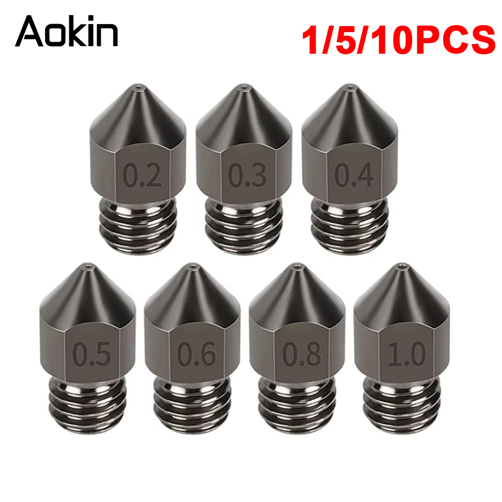 Ender 3 Upgrade Kit - 1/5/10PCS MK8 Ugello Aggiornamento Acciaio Temprato