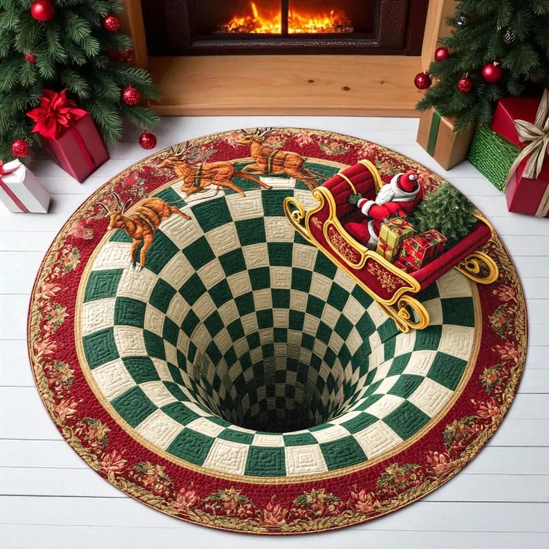 3D Printing Tablet - 3D Vortex Babbo Natale che cavalca