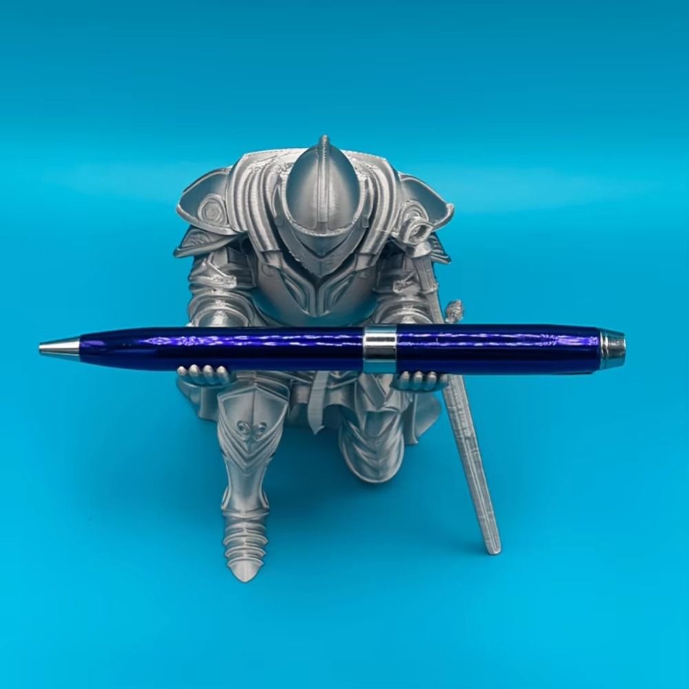 3D Printing Pen - Divertente Portapenne Cavaliere Inginocchiato, Decorazione Creativa