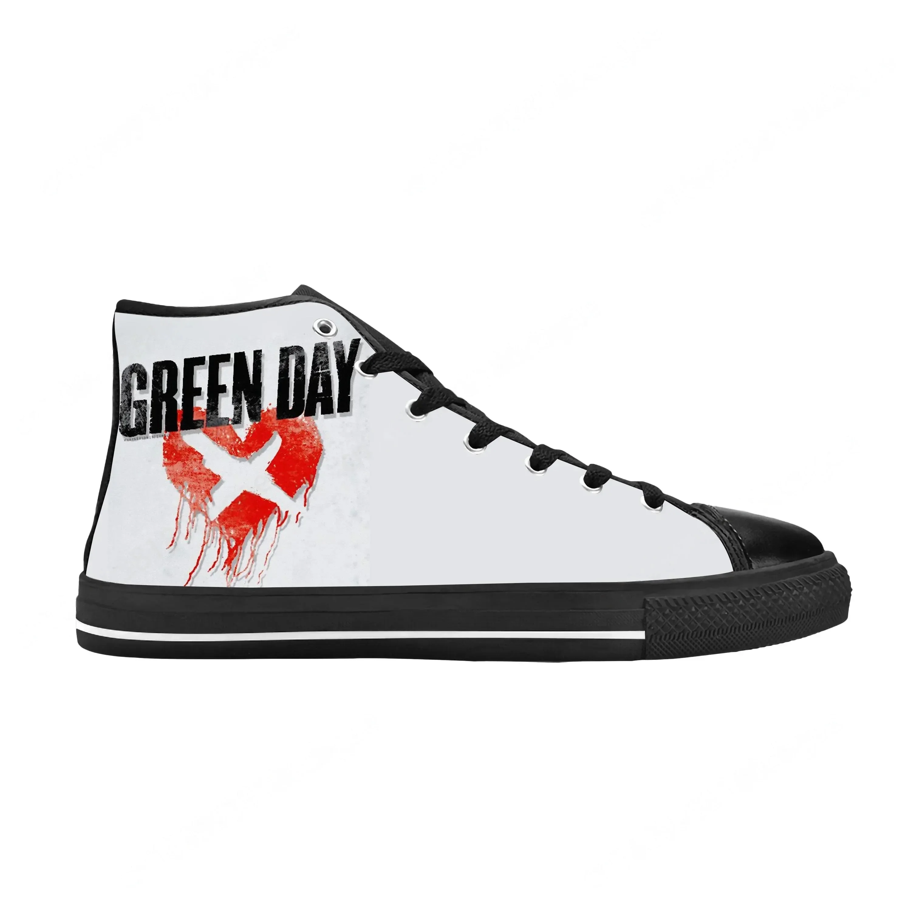 3D Printing Rock - Scarpe Casual in Tessuto Verde con