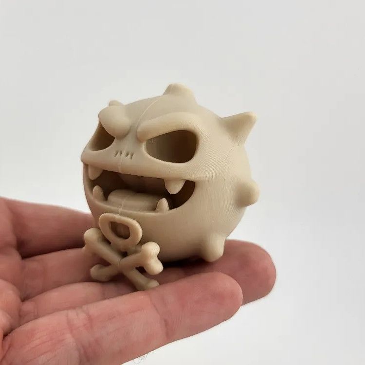 3D Printing Mockup - Modellino Pokémon Fossile Scheletrico Stampato in