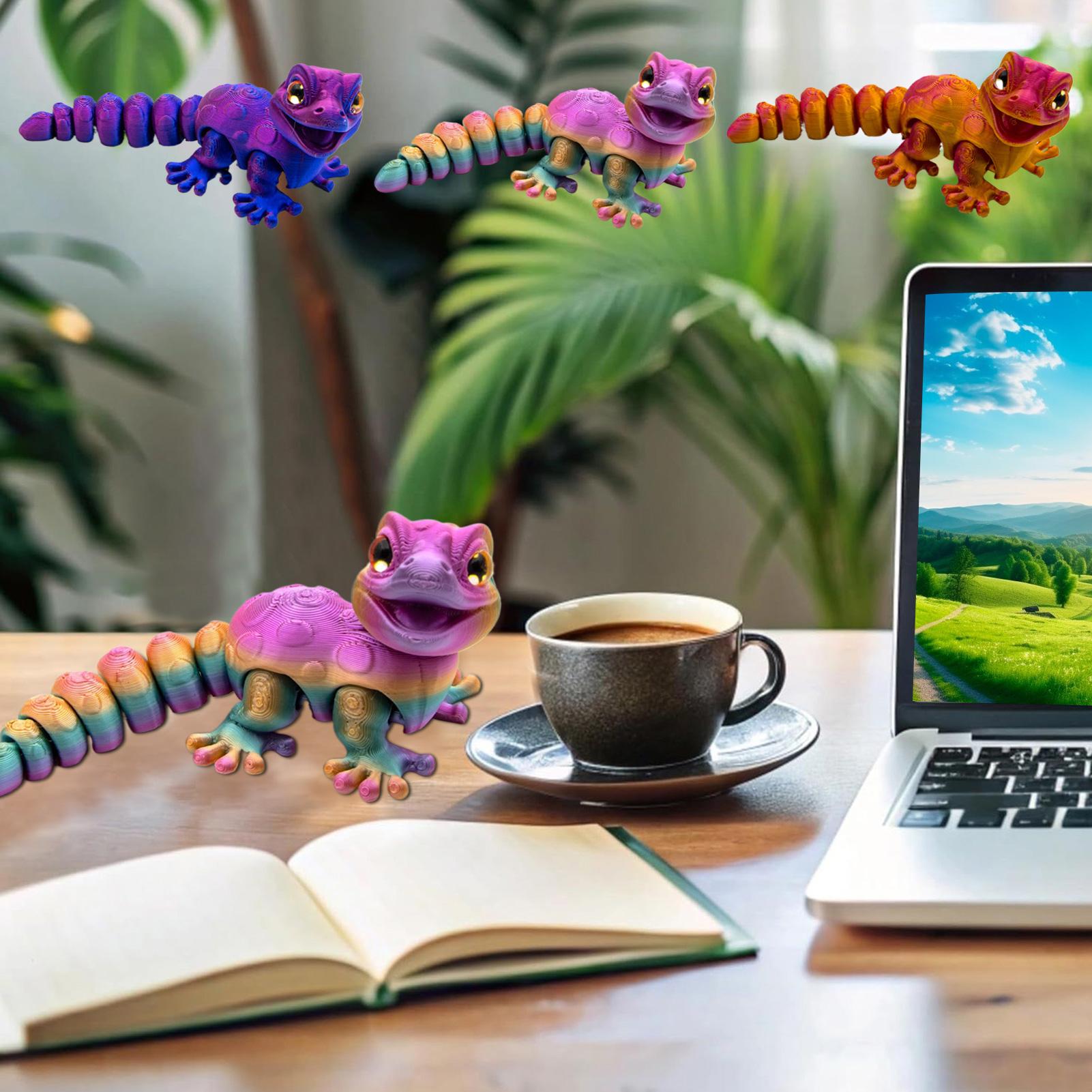 Stampato in 3D Geco Figurina L - 3D Printing Mockup recensione e prezzo