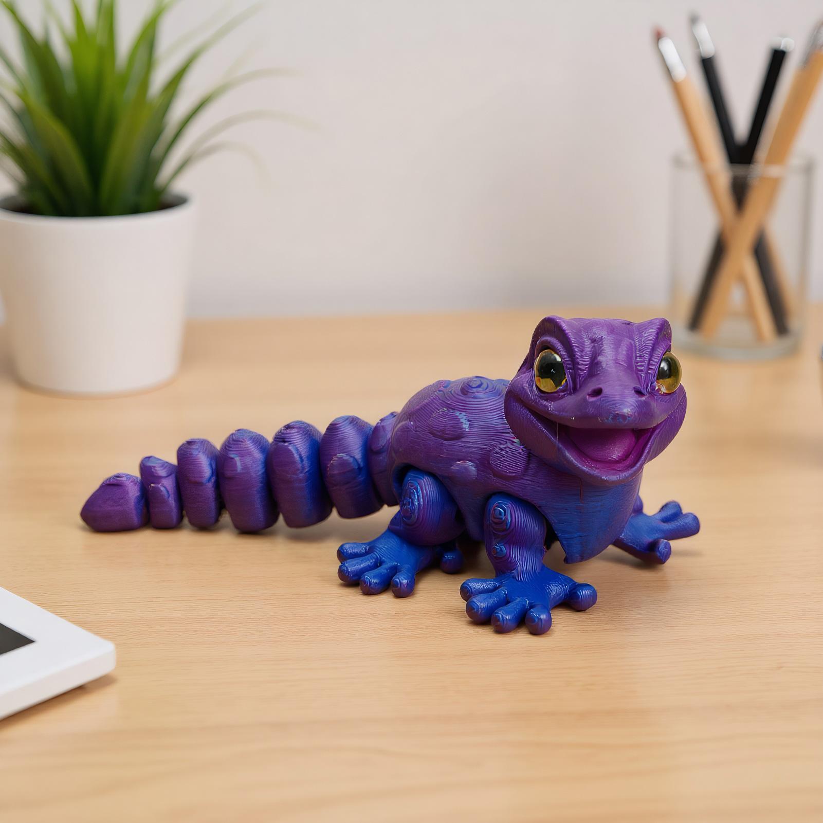 Stampato in 3D Geco Figurina L - 3D Printing Mockup recensione e prezzo