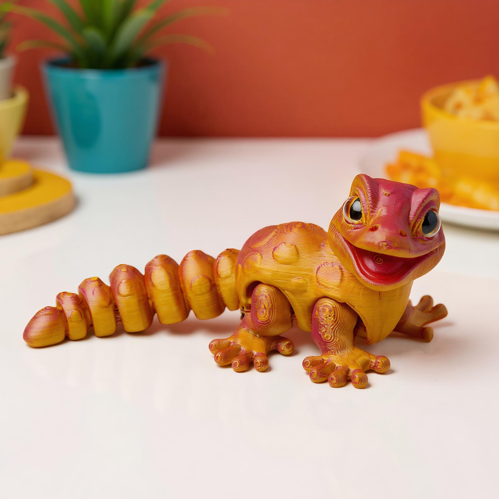Stampato in 3D Geco Figurina L - 3D Printing Mockup recensione e prezzo