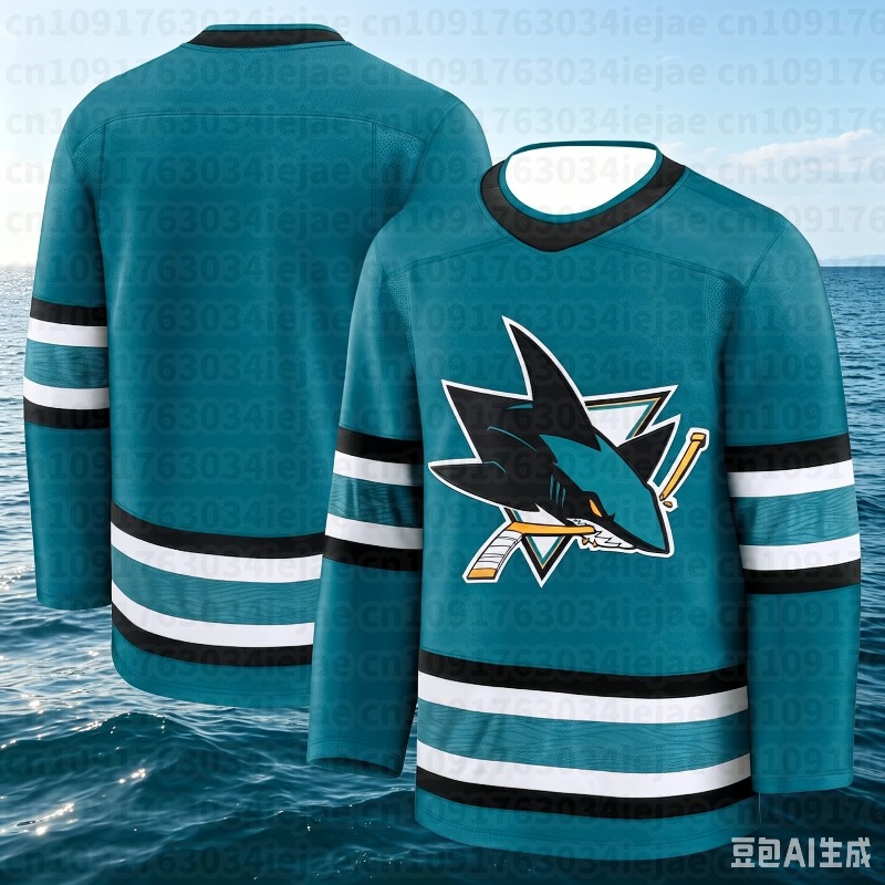 Maglia da Hockey - Teal con De - 3D Printing Logo recensione e prezzo