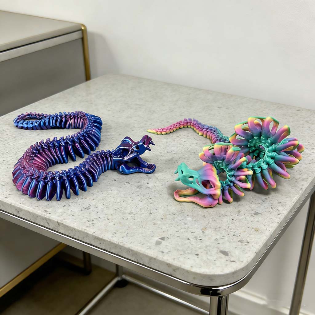 Statua di serpente articolata  - 3D Printing Mockup recensione e prezzo