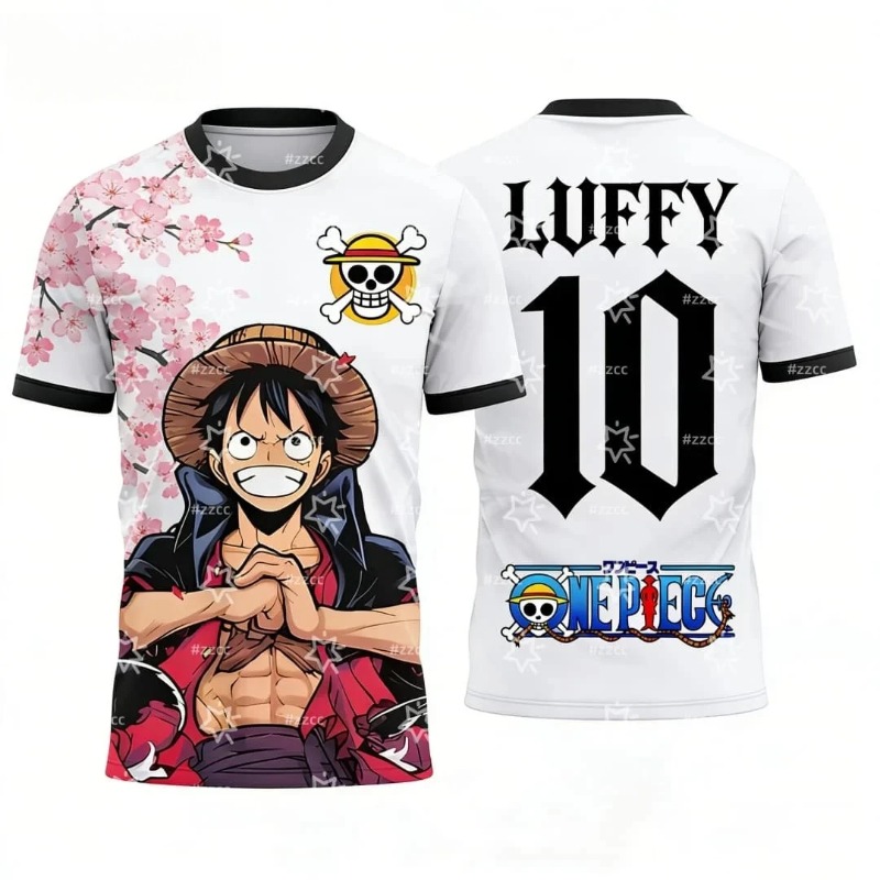 T-shirt girocollo One Piece Lu - 3D Printing Luffy recensione e prezzo