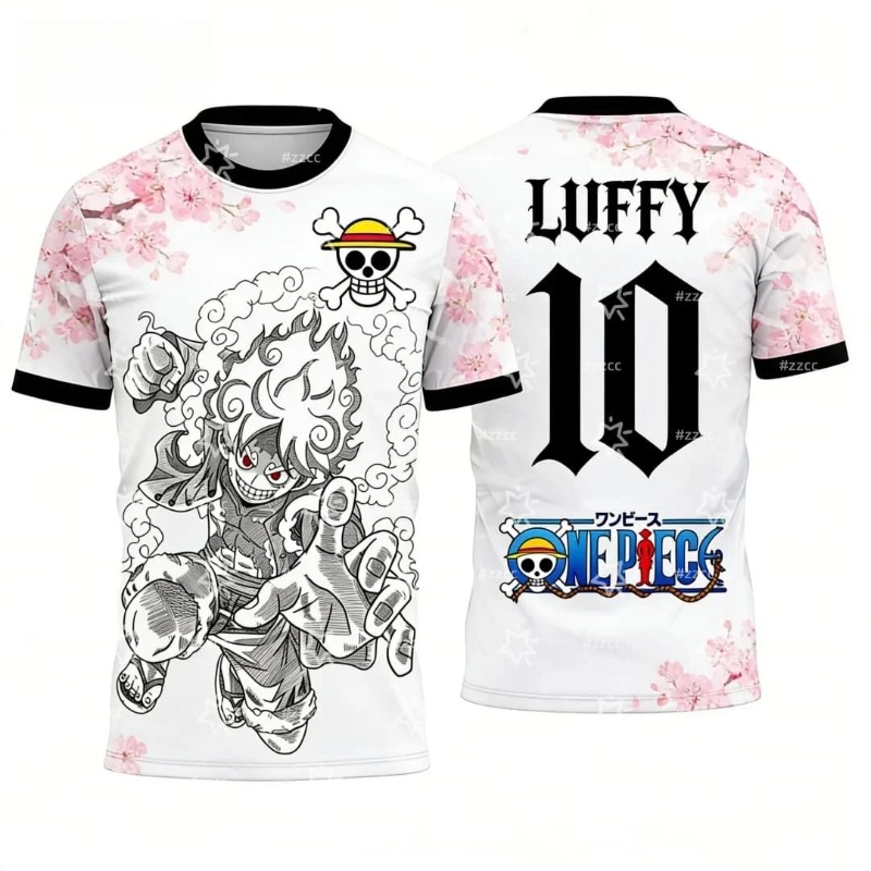 T-shirt girocollo One Piece Lu - 3D Printing Luffy recensione e prezzo