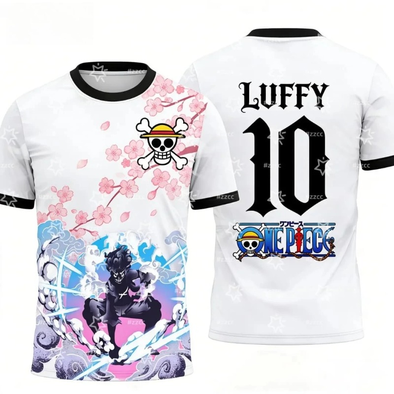 T-shirt girocollo One Piece Lu - 3D Printing Luffy recensione e prezzo