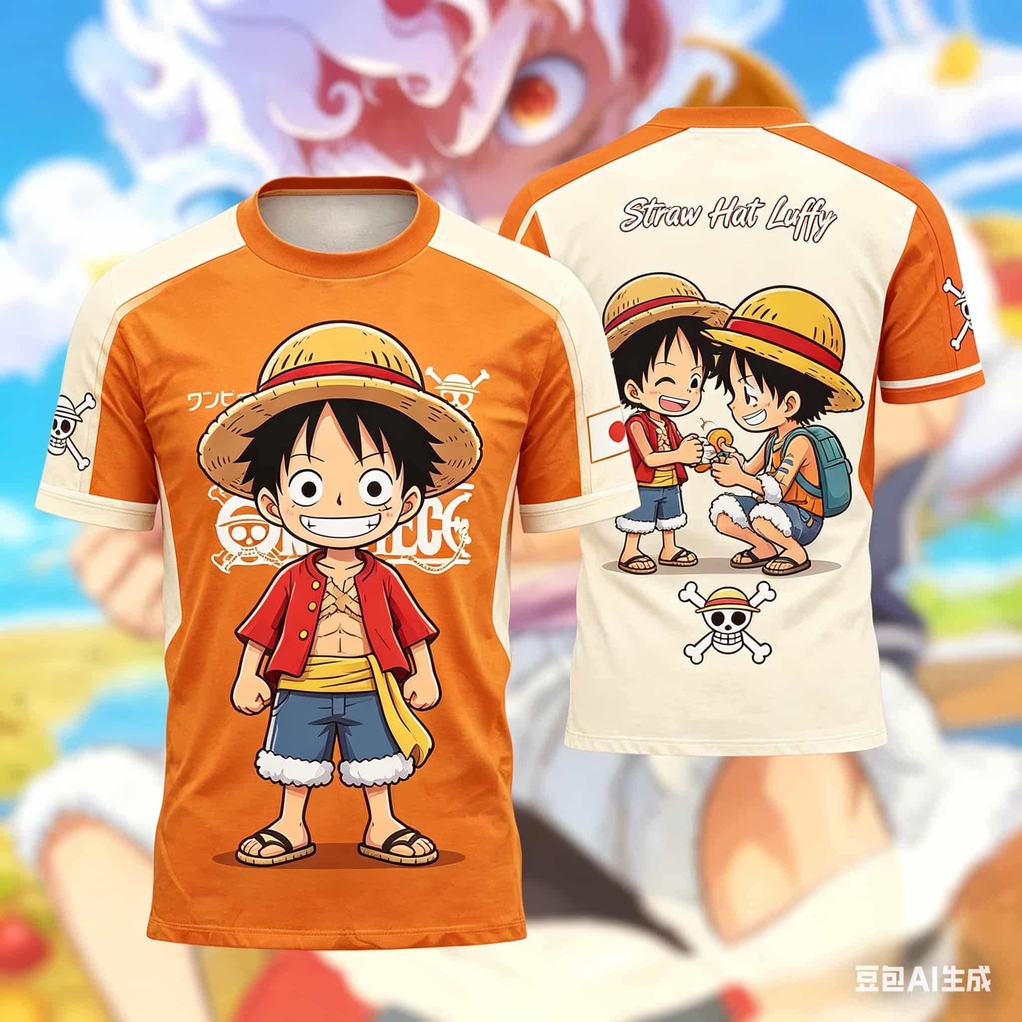 Maglia da Calcio One Piece Ani - 3D Printing Luffy recensione e prezzo