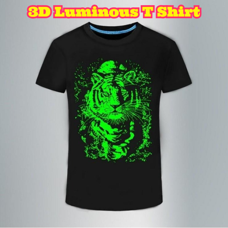 T-shirt da uomo 3D luminosa co - 3D Printing Rock recensione e prezzo