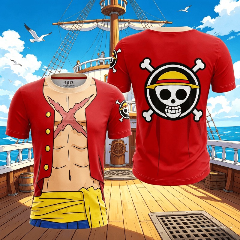 Nuovi Arrivi 2026: T-shirt Cos - 3D Printing Luffy recensione e prezzo