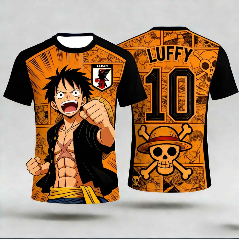 Maglietta One Piece Luffy con  - 3D Printing Luffy recensione e prezzo