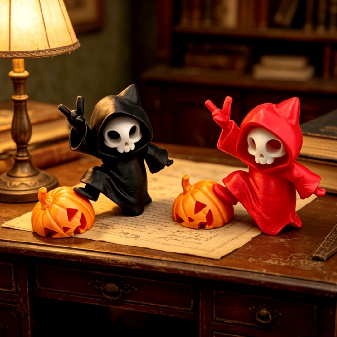 Statuetta di Grim Reaper con O - 3D Printing Ghosting recensione e prezzo